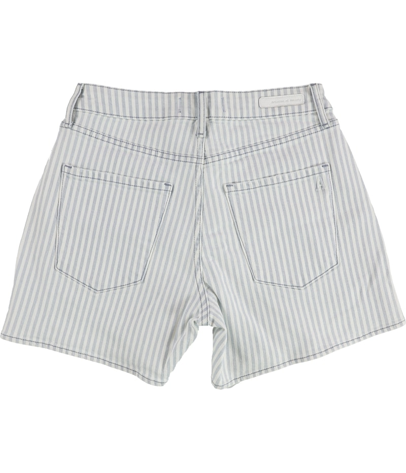 Articles of Society Womens Ziggy Striped Casual Denim Shorts