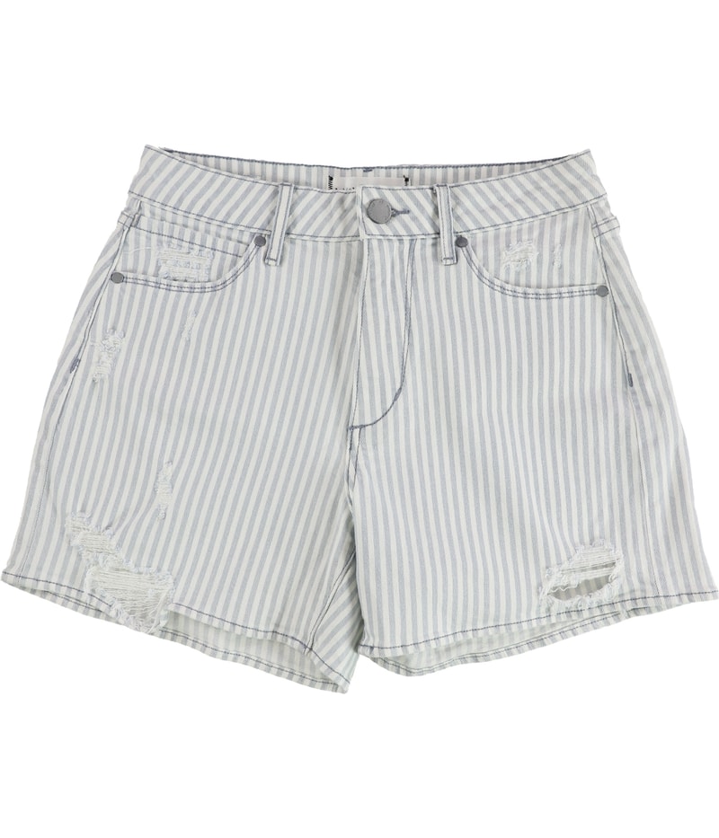 Articles of Society Womens Ziggy Striped Casual Denim Shorts