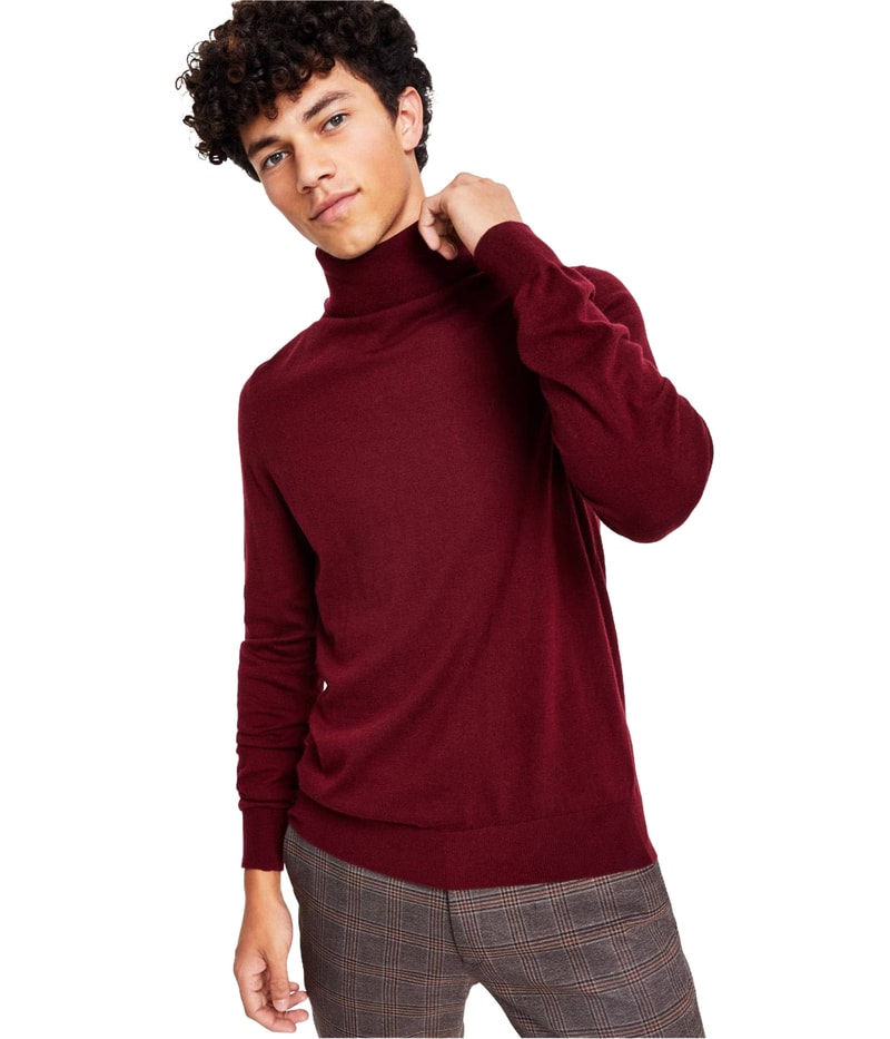 Paisley & Gray Mens Slim Fit Fine Gauge Turtleneck Pullover Sweater
