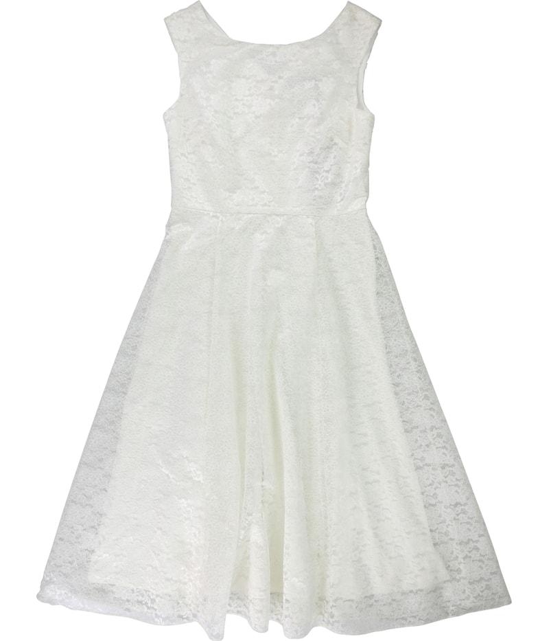 MaxMara Womens Tea Length Lace A-line Dress