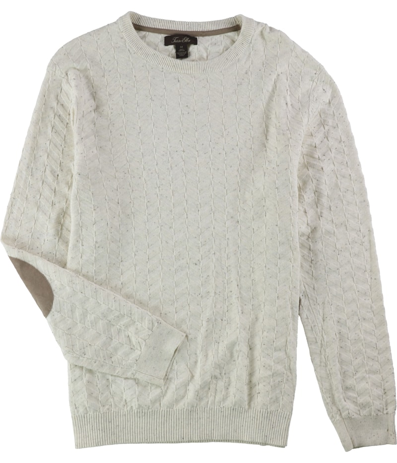 Tasso Elba Mens Chevron Patterned Knit Pullover Sweater