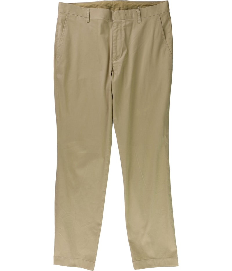 I.N.C Mens Flat Front Straight Leg Relaxed Chino Casual Pants