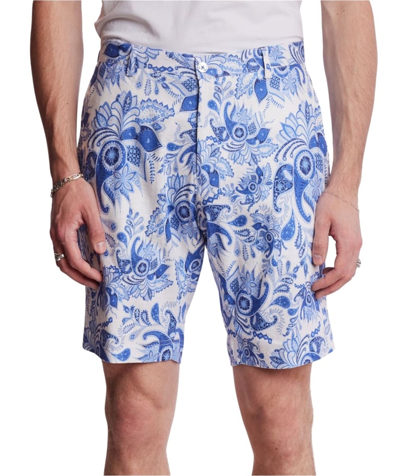 Paisley & Gray Mens Slim Fit Casual Bermuda Shorts