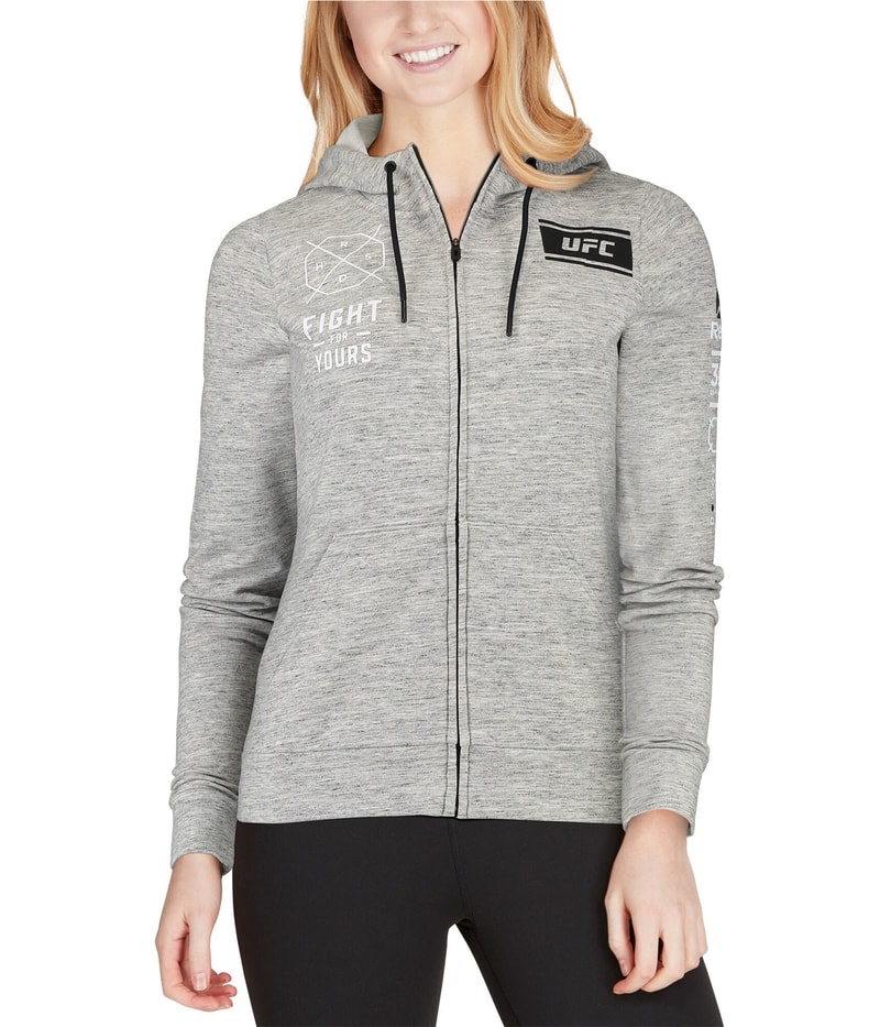 Reebok Womens Fight For Yours Hoodie Sweatshirt