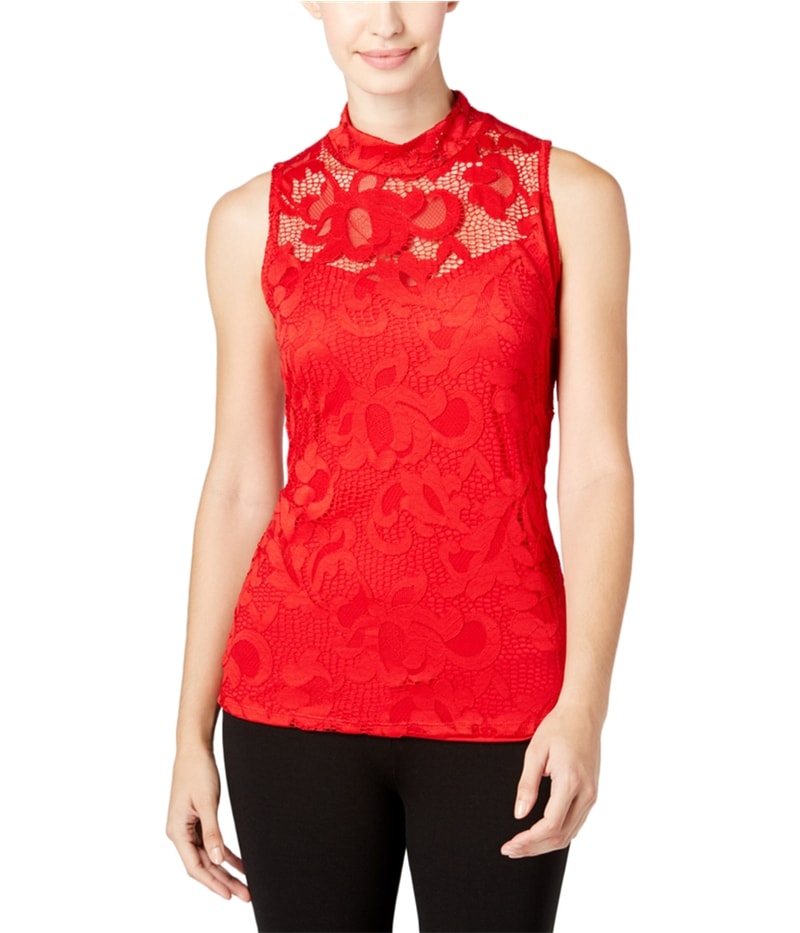 I.N.C Womens Floral Shell Blouse