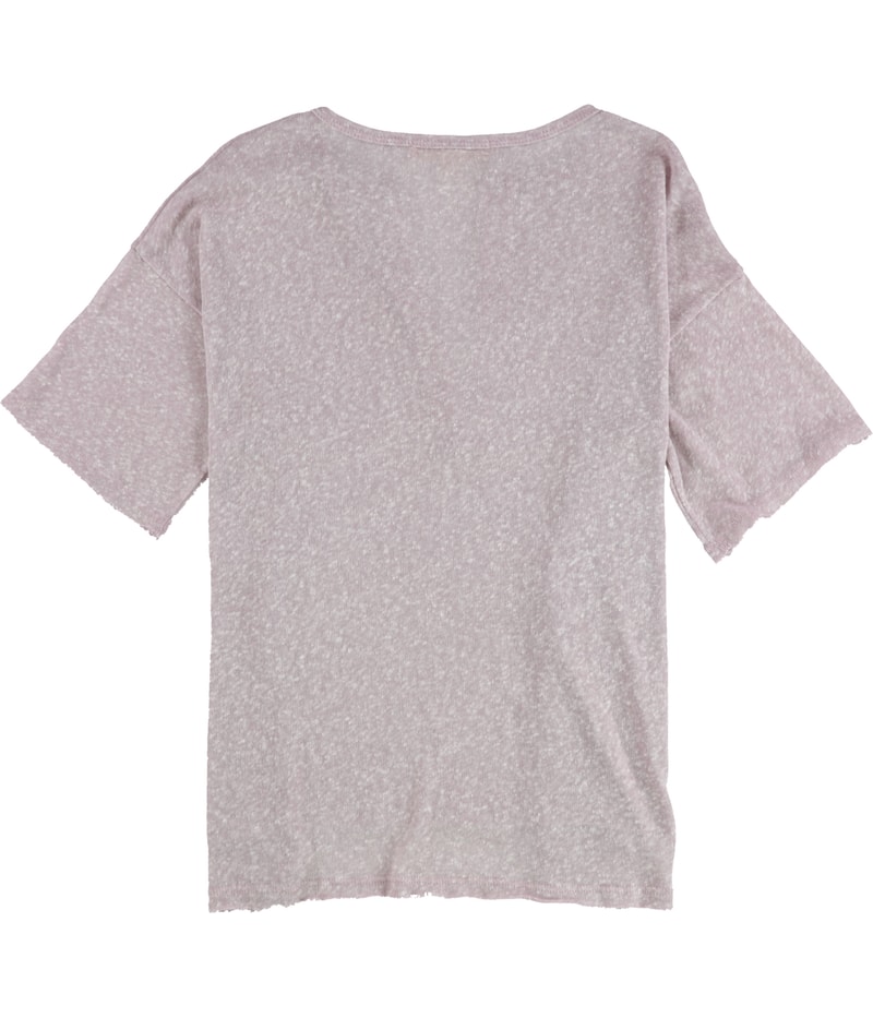 Project Social T Womens Relaxed Collar V-Neck Basic T-Shirt, view 2