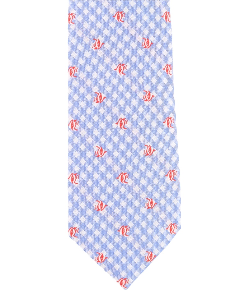 Club Room Mens Let’s Go For A Fish Self-tied Necktie