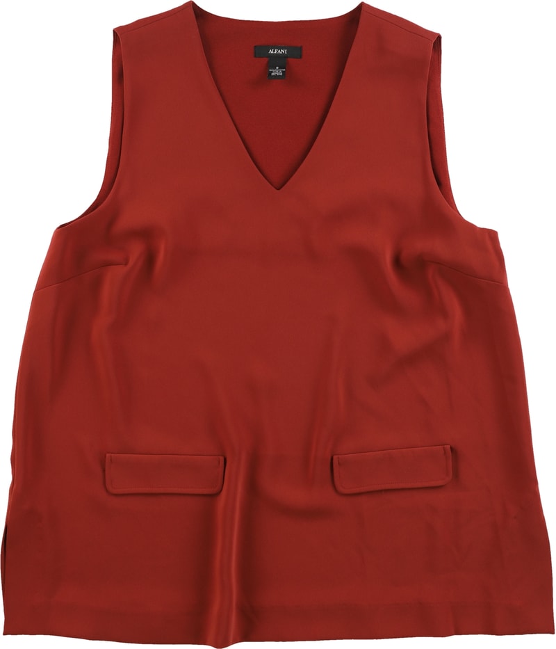 Alfani Womens Swing Shell Blouse