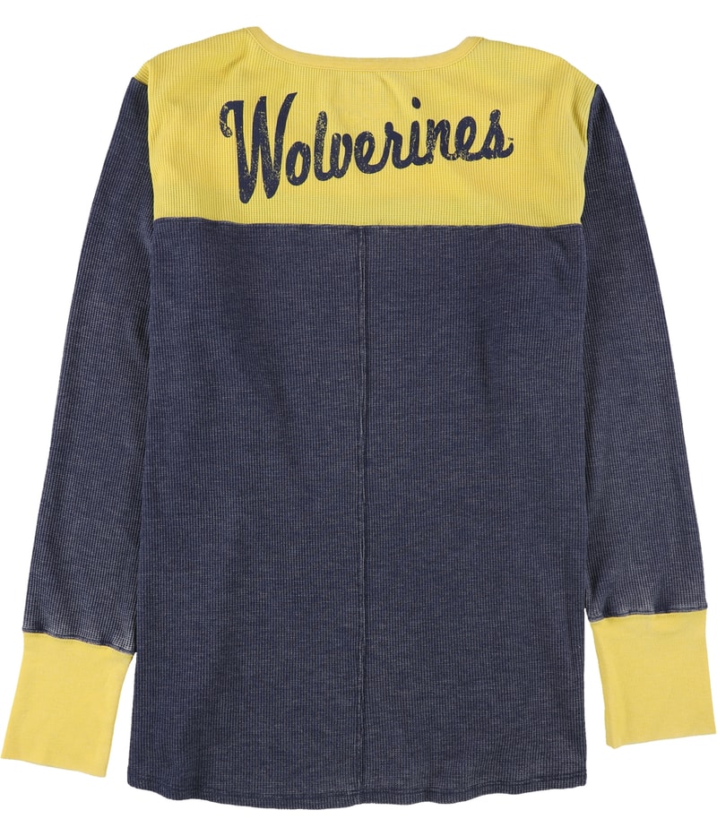 Touch Womens Michigan Wolverines Graphic T-Shirt in Blue, image 2 of 2