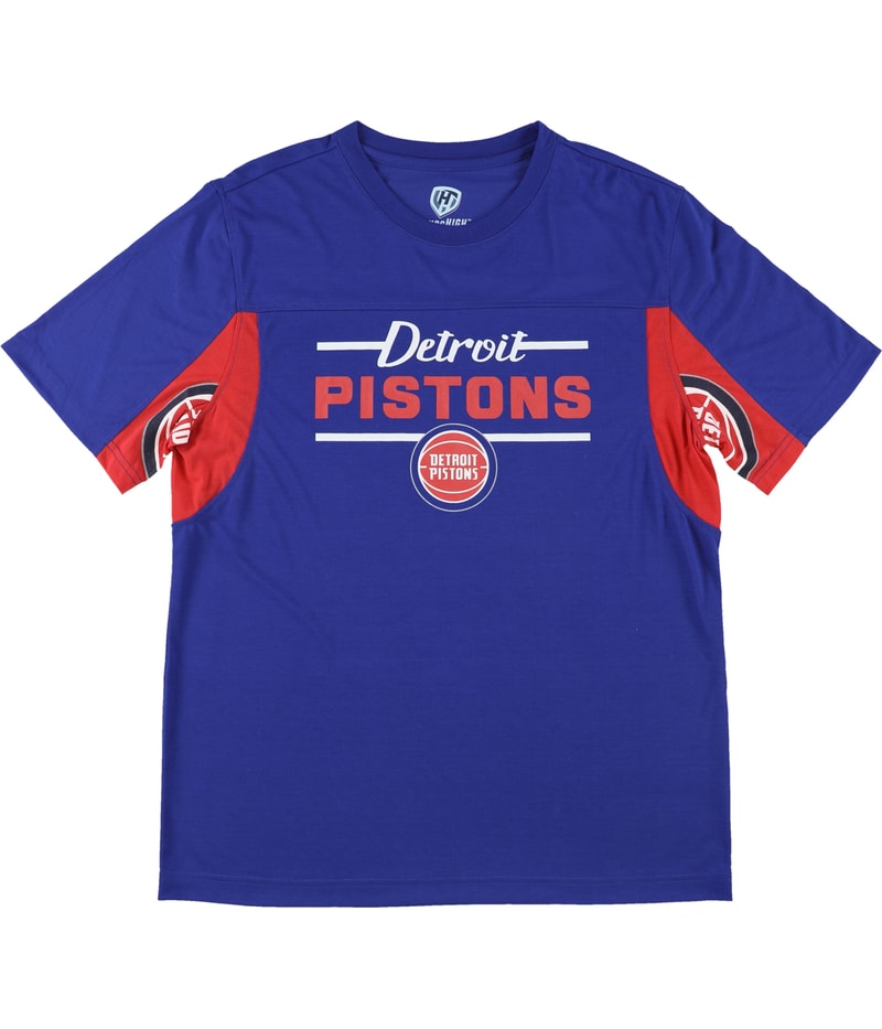 G-III Sports Mens Detroit Pistons Graphic T-Shirt