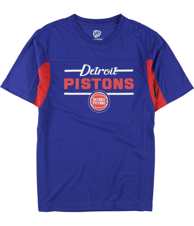 G-III Sports Mens Detroit Pistons Graphic T-Shirt