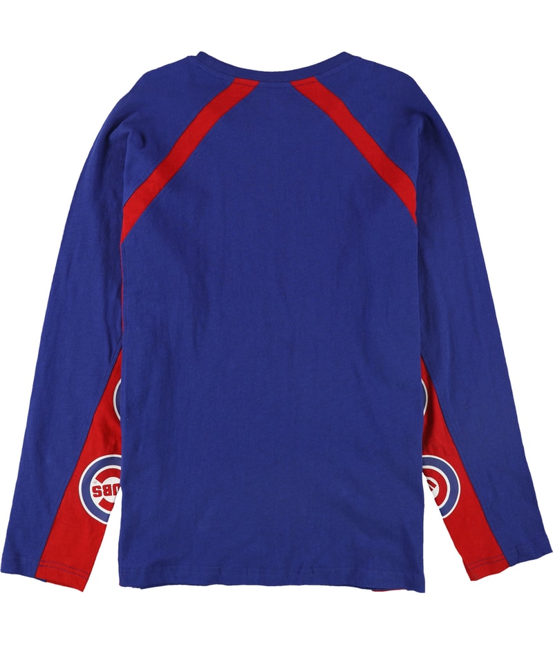 Hands High Mens Chicago Cubs Colorblock Graphic T-Shirt