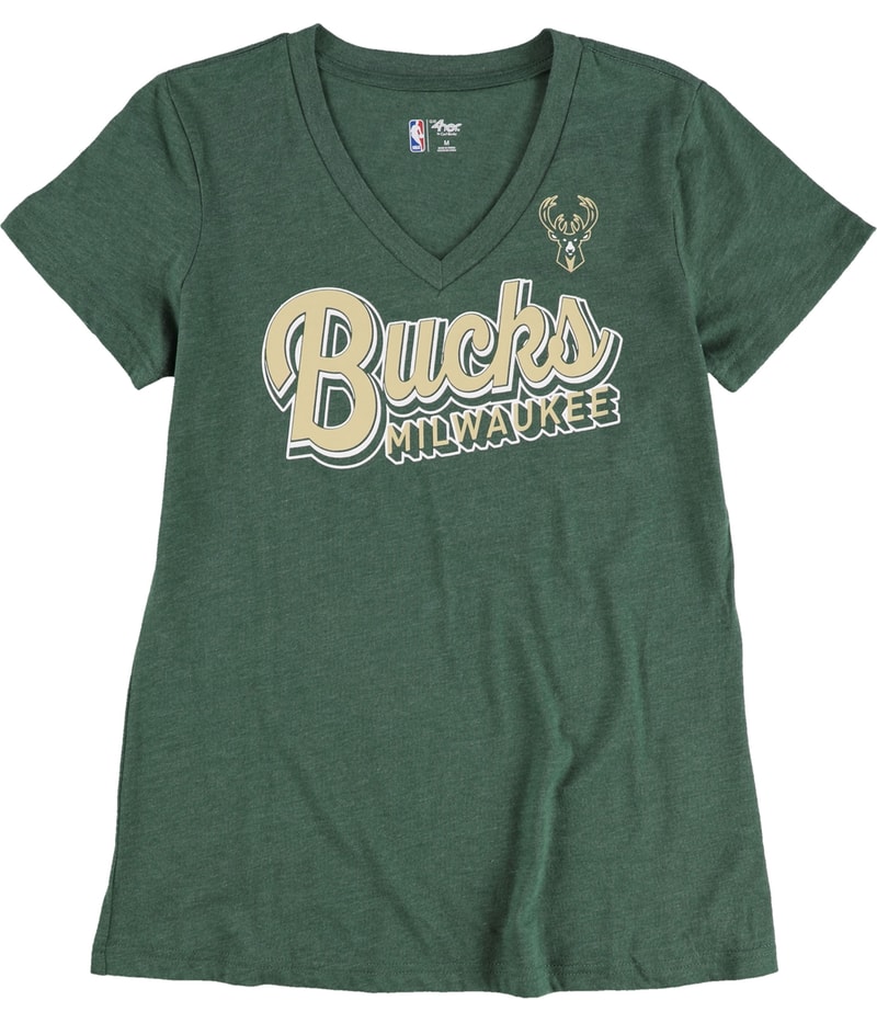 G-III Sports Womens Milwaukee Bucks Graphic T-Shirt