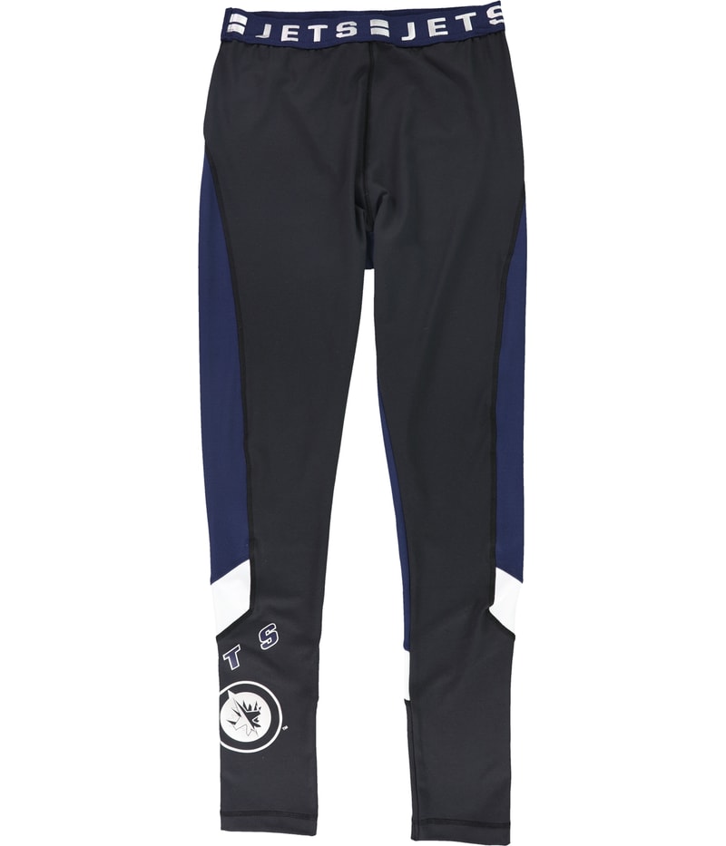 G-III Sports Womens Winnipeg Jets Tapered Compression Leggings Athletic Pants