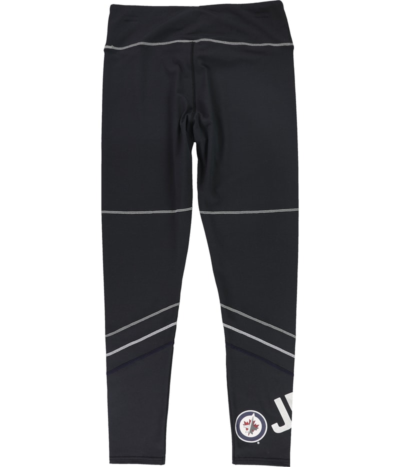 G-III Sports Womens Winnipeg Jets Tapered Compression Leggings Athletic Pants