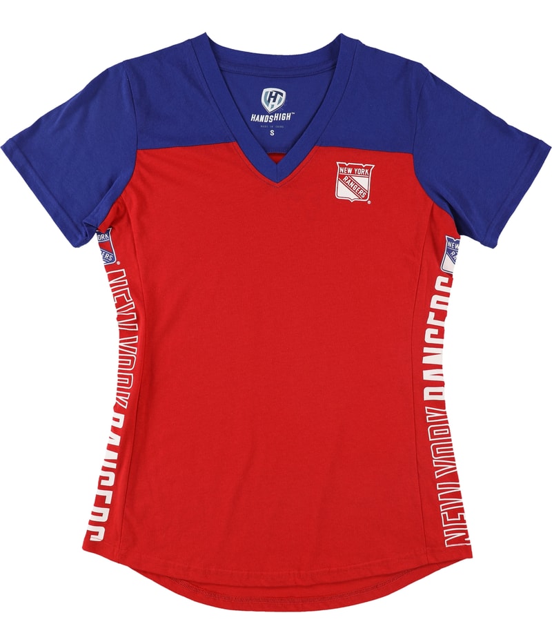 Hands High Womens New York Rangers Graphic T-Shirt, view 2