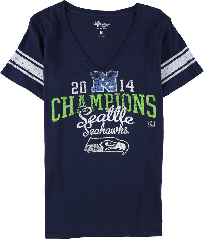 G-III Sports Womens Seattle Seahawks champions Graphic T-Shirt