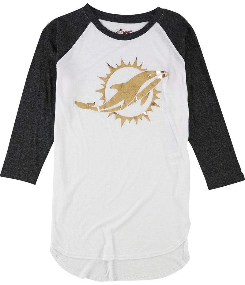 G-III Sports Womens Miami Dolphins Graphic T-Shirt