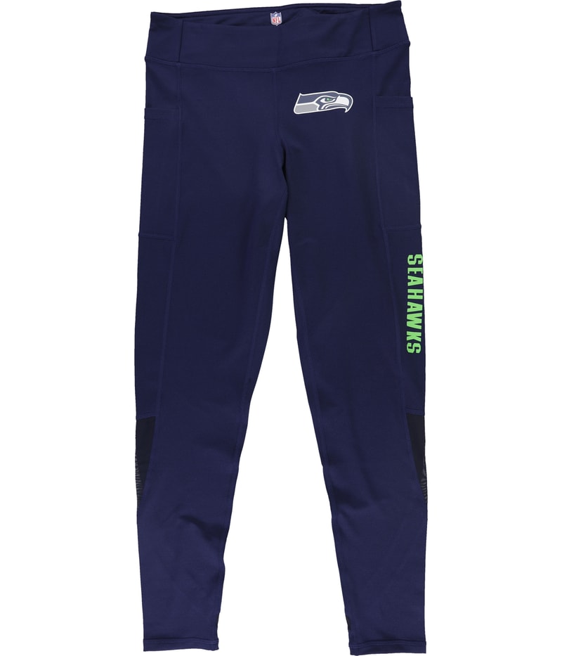 MSX Womens Seattle Seahawks Tapered Compression Leggings Athletic Pants