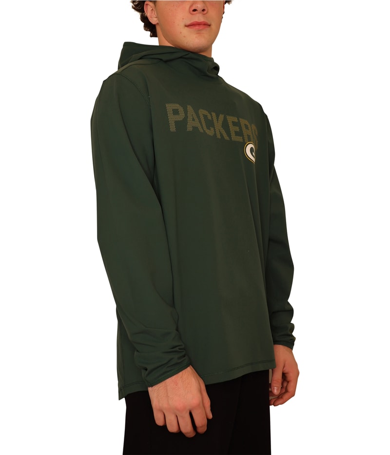 MSX Mens Green Bay Packers Hooded Graphic T-Shirt