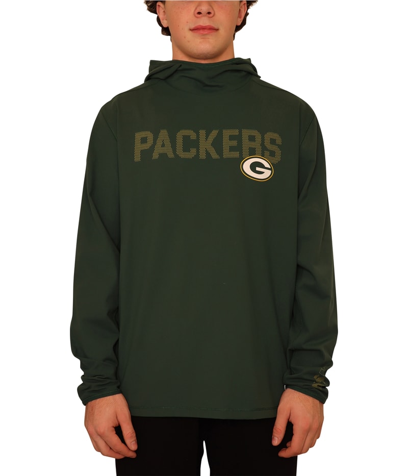 MSX Mens Green Bay Packers Hooded Graphic T-Shirt