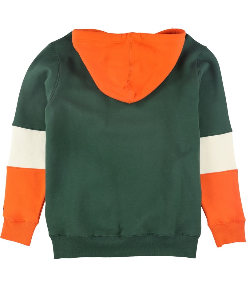 STARTER Mens University Of Miami Hoodie Sweatshirt