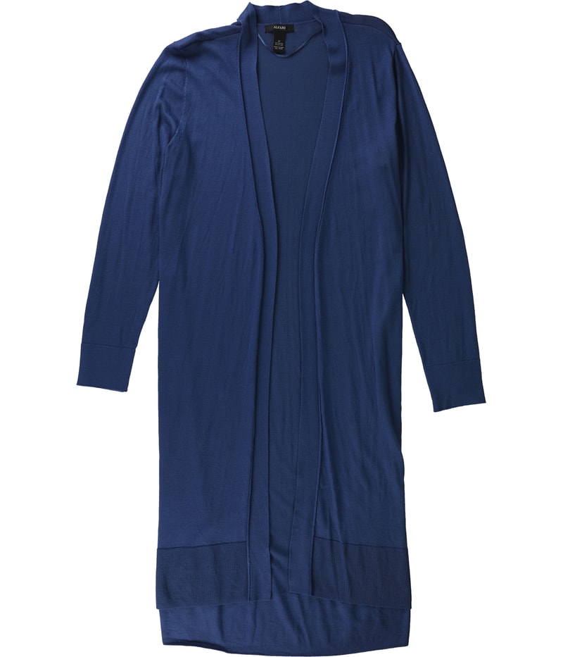 Alfani Womens Long Knit Cardigan Sweater