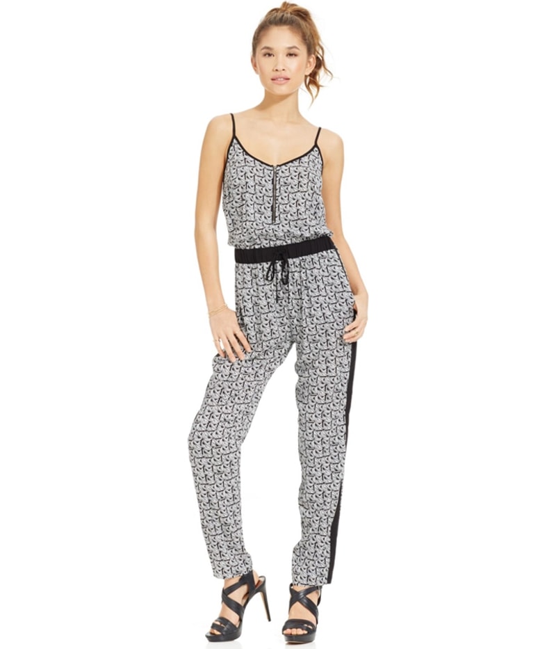 Material Girl Womens Tiki Time Jumpsuit