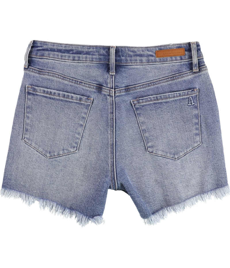 Articles of Society Womens Fringe Casual Denim Shorts