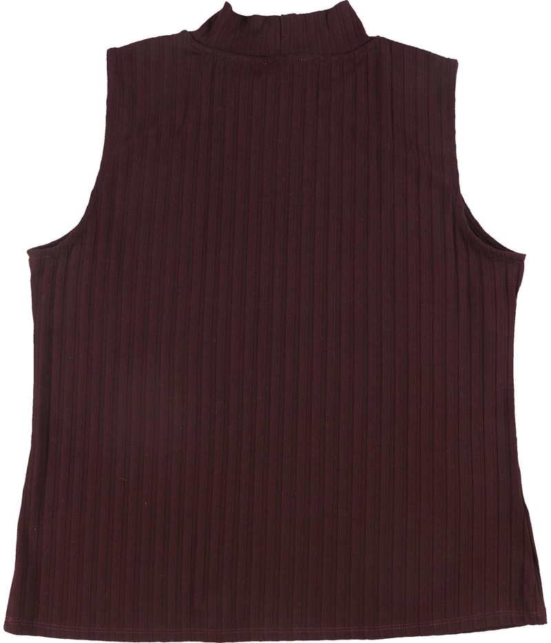 CeCe Womens Ribbed Sleeveless Blouse Top