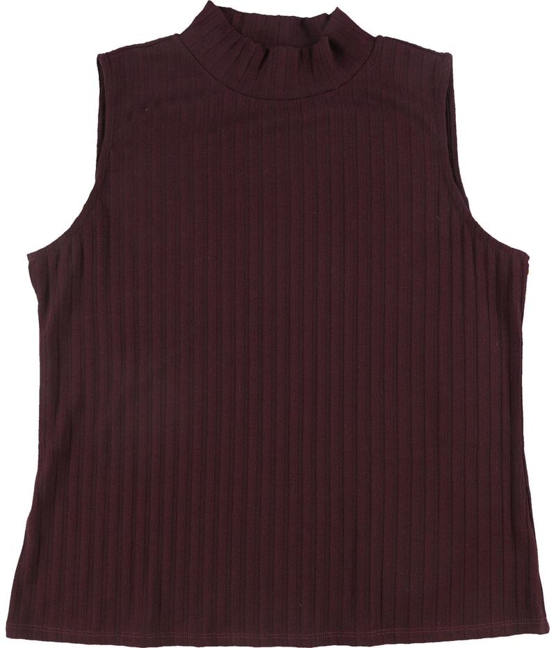 CeCe Womens Ribbed Sleeveless Blouse Top