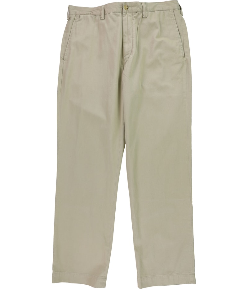 Ralph Lauren Mens Bedford Classic Fit Straight Leg Relaxed Chino Casual Pants