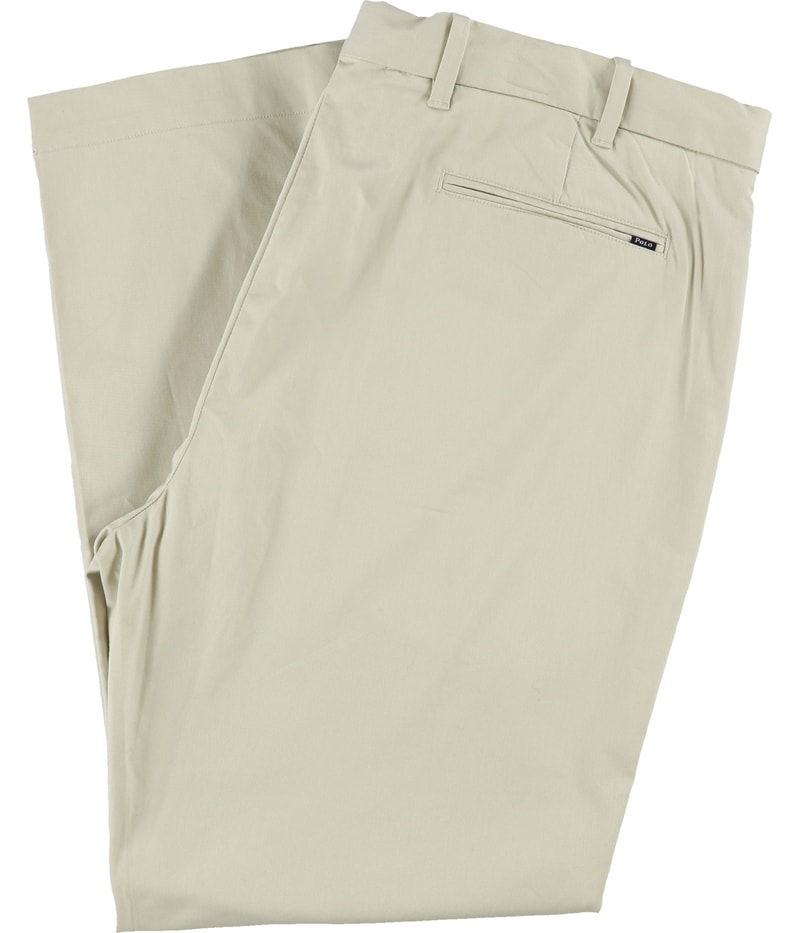 Ralph Lauren Mens Tailored Fit, Stretch Straight Leg Casual Pants