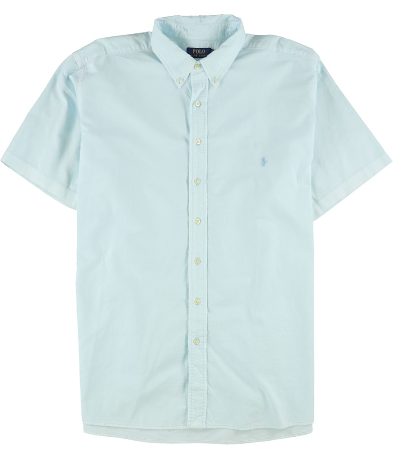 Ralph Lauren Mens Mineral-Dyed Oxford Button Up Shirt