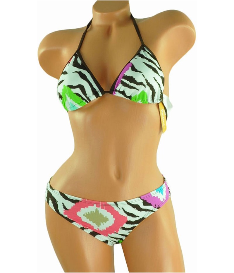 Raisins Womens Reversable Lowrider 2 Piece Bikini