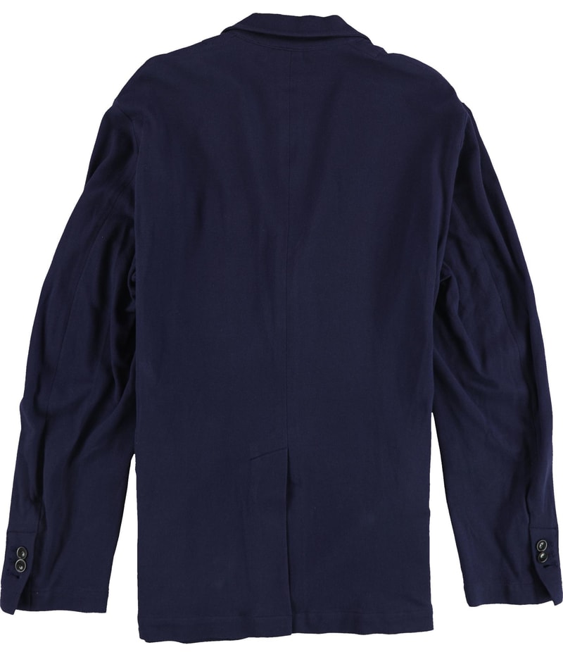 Ralph Lauren Mens Pique Three Button Blazer Jacket in Navy, image 2 of 2