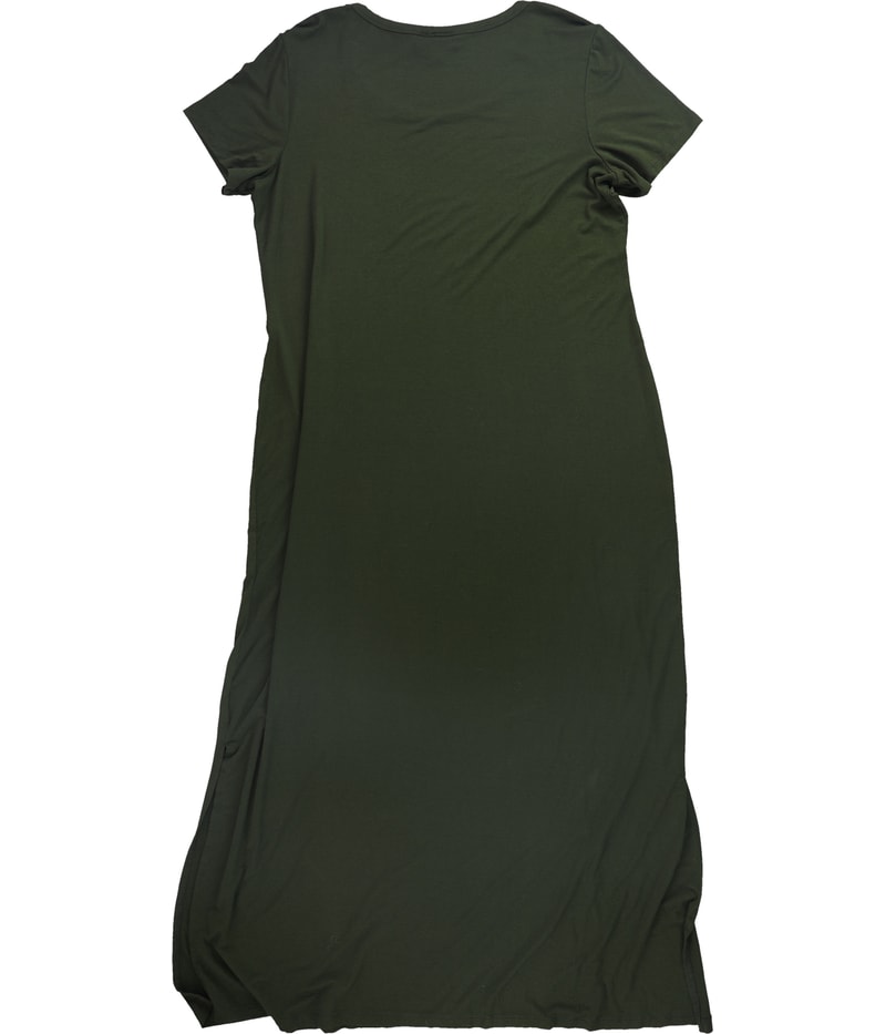 Style & Co. Womens Solid Maxi Dress