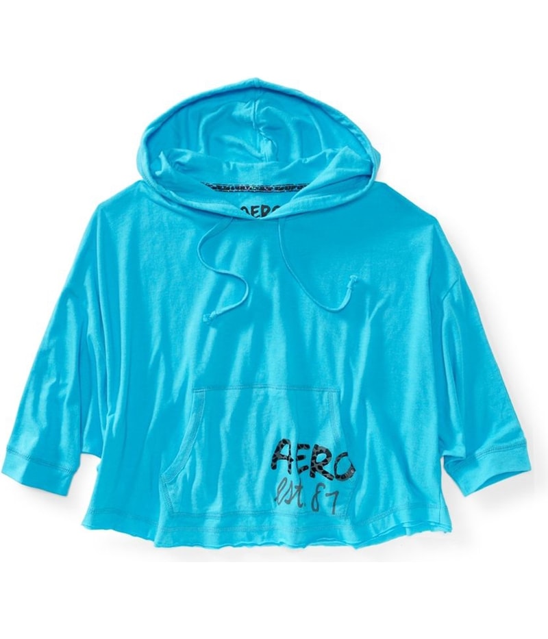 Aeropostale Womens Animal Hooded Hoodie Sweatshirt