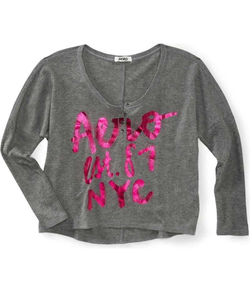 Aeropostale Womens Aero Est. 87 Nyc Thermal Sweater