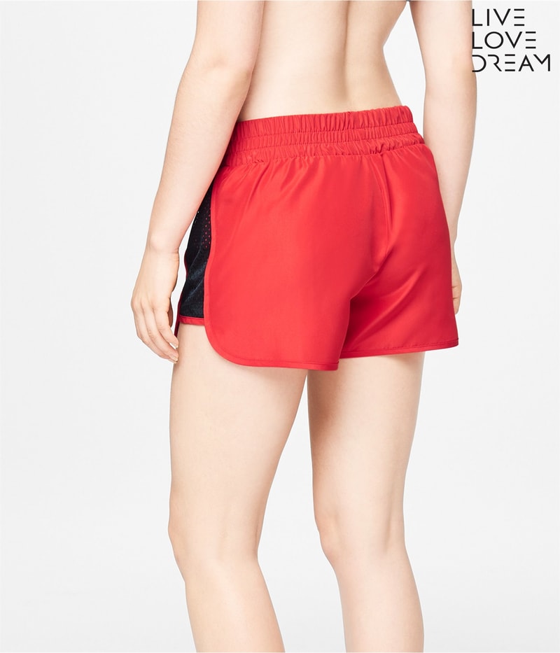 Aeropostale Womens Mesh Athletic Workout Shorts