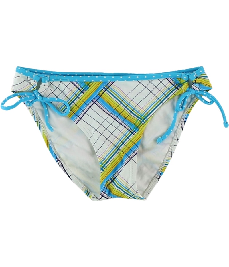 Hula Honey Womens Checkered Bikini Swim Bottom