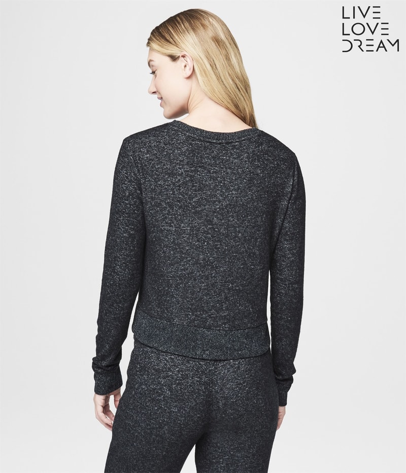 Aeropostale Womens Fuzzy Fleece Pajama Sweater