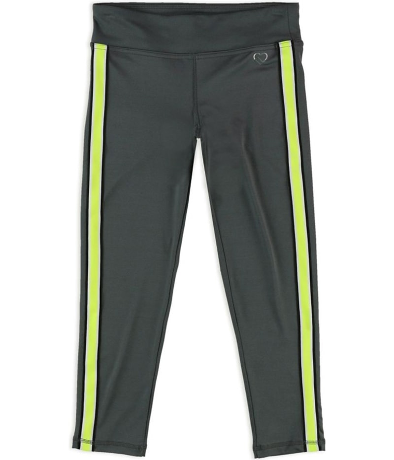 Aeropostale Womens stripe Tapered Relaxed Cropped Sweatpants Athletic Pants