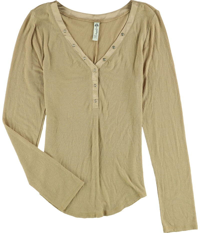 American Rag Womens Snap Basic T-Shirt