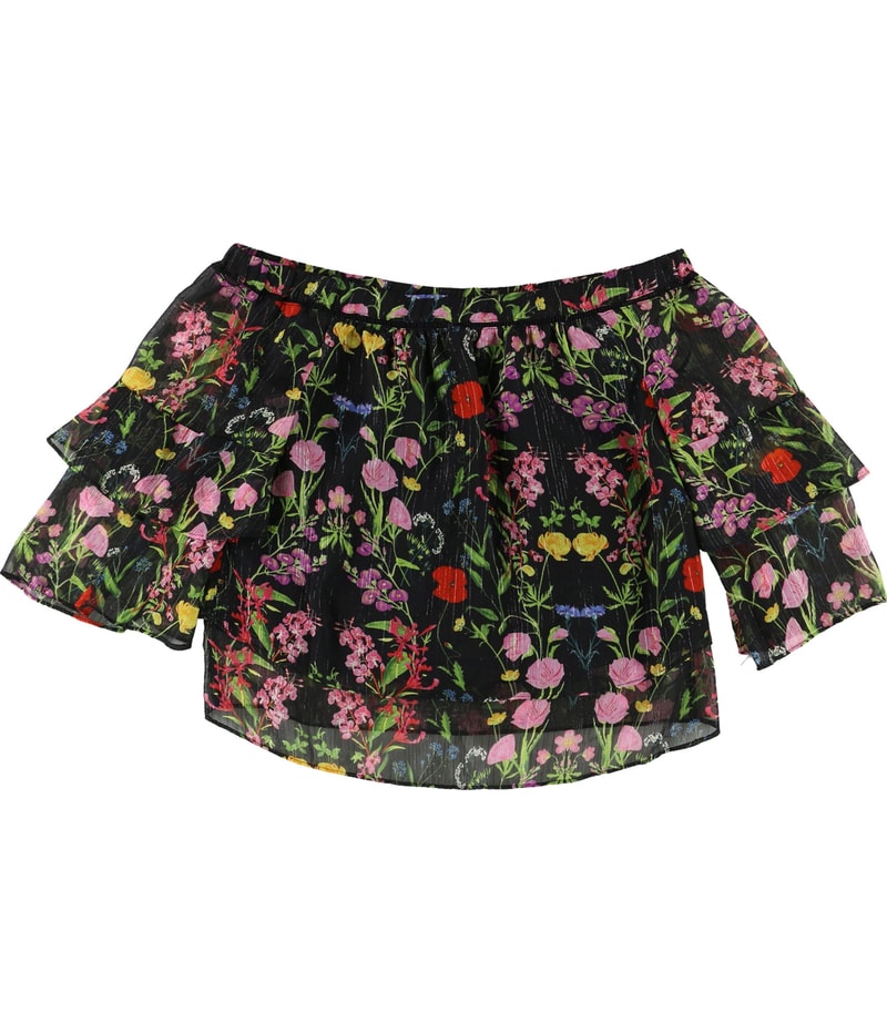 I.N.C Womens Shoulder Peasant Blouse