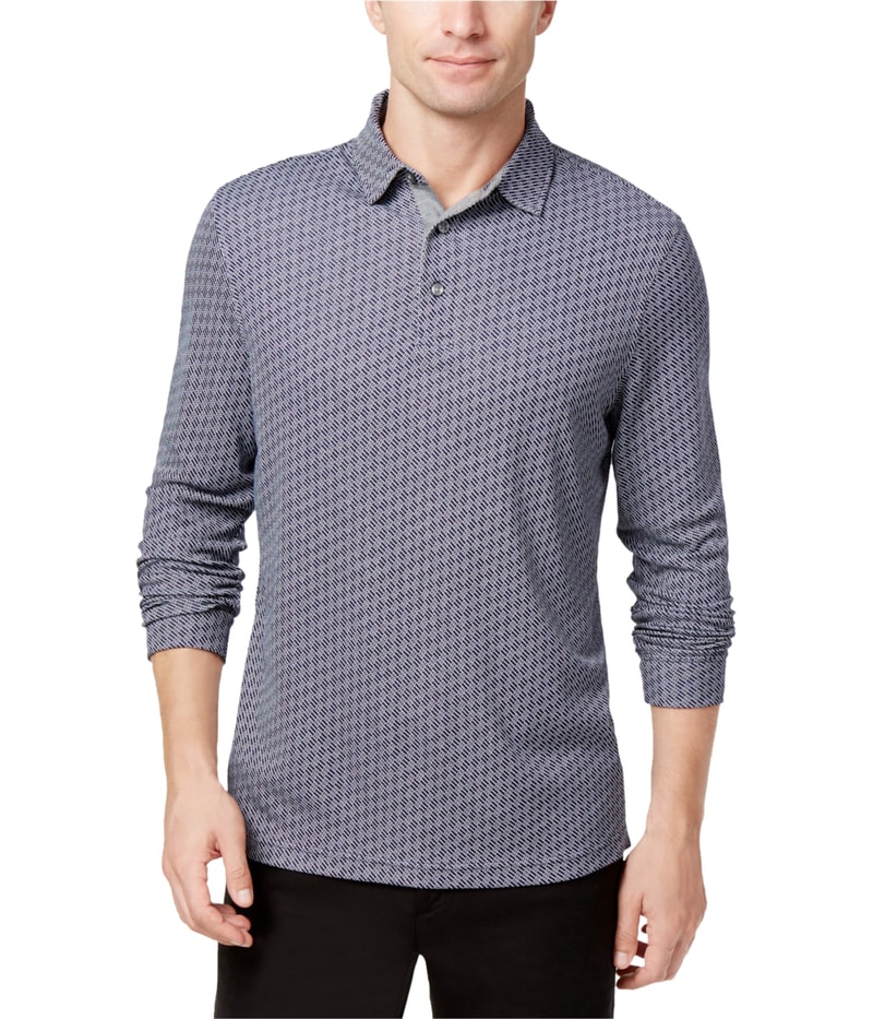 I.N.C Mens Klaus Stripe Polo Shirt