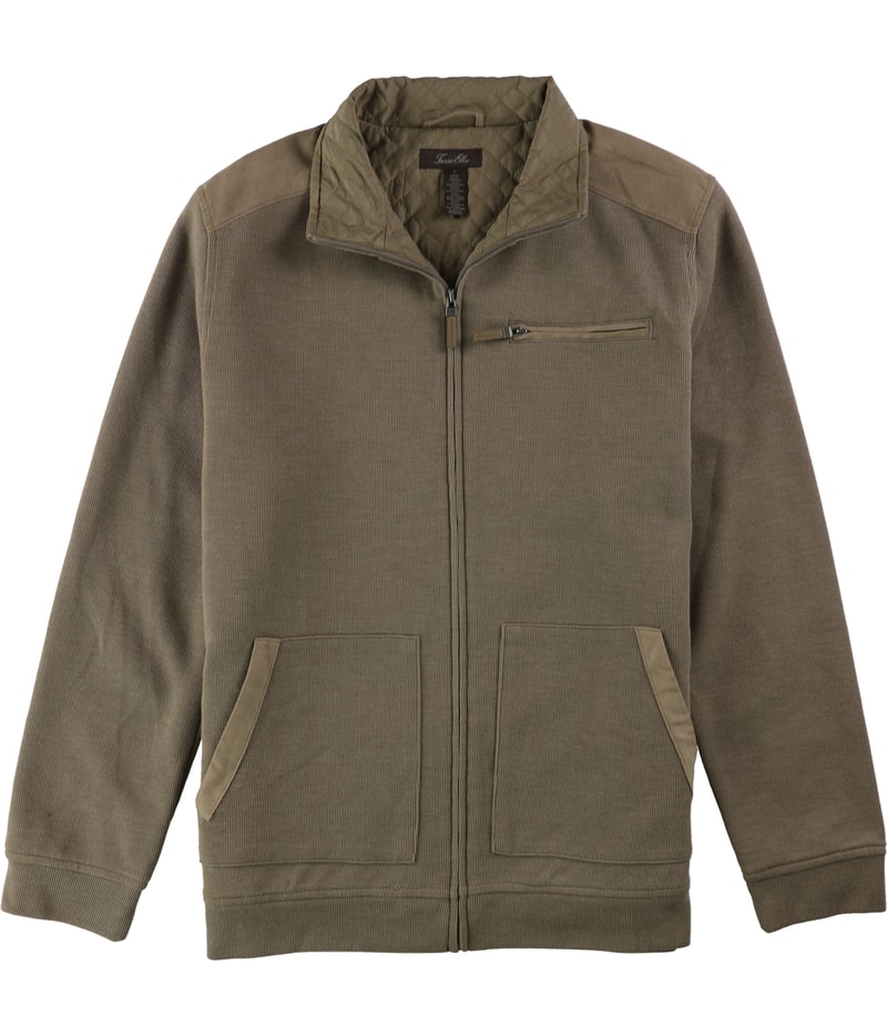Tasso Elba Mens Faux-Suede Jacket