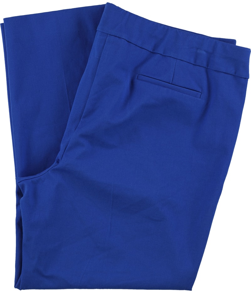 Alfani Womens Solid Tapered Slim Cropped Capri Casual Pants