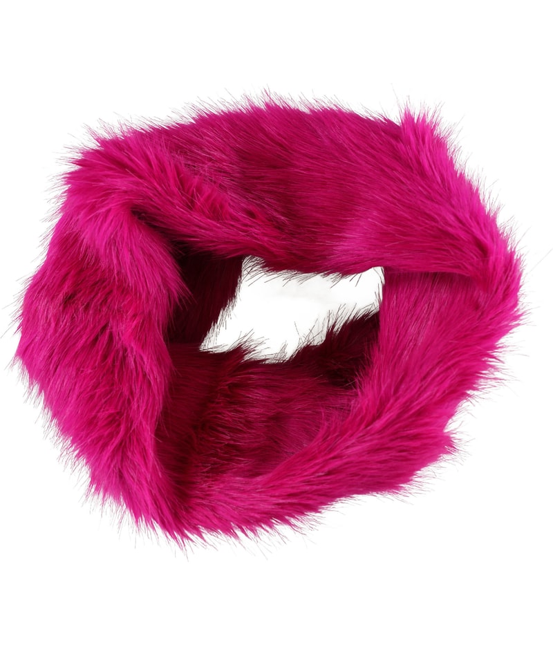Aeropostale Womens Faux Fur Infinity Scarf Wrap