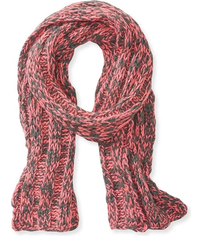 Aeropostale Womens Two Tone Cable Knit Wrap